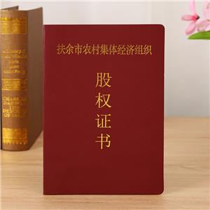 扶余市股權(quán)證書(shū)定做